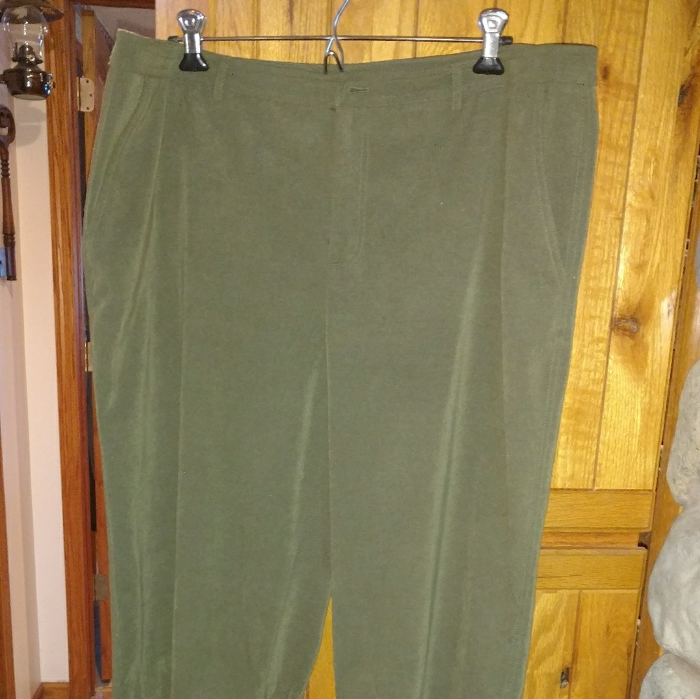 Olive green pants